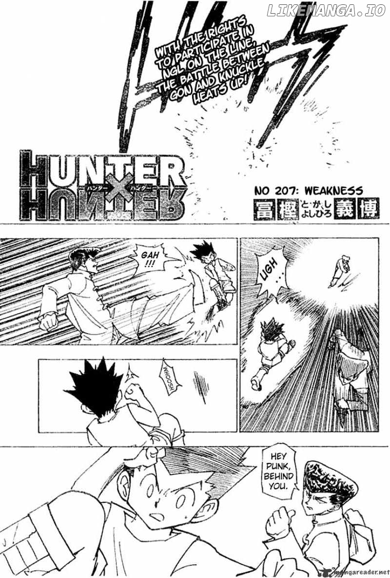 Hunter x Hunter, Chapter 207 image 02